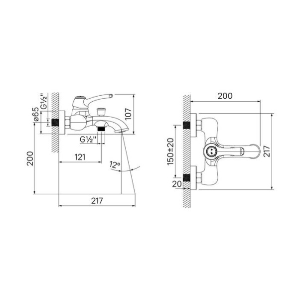 Смеситель для ванны IDDIS Oldie желтое золото (OLDYG00i02)